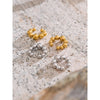 316L Stainless Steel Round Beads Ear Bone Earrings 16K Pvd Plated Personalized Ear Clip Accessories - Image 2