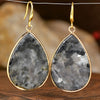 Stone Water Drop Dangle Earrings Bohemian Women's Delicate Banquet Party Holiday Handmade Jewelry - Image 15