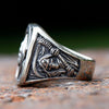 Vintage Mens 316L Stainless Steel Rings for Men Death Sickle Domineering Skull Ring Men's Hip-hop Punk Party Jewelry Gift - Image 3