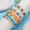 Bohemia Shell Anklet For Women Colorful Rice Beads Handmade Braided Rope Bracelet On Leg Beach Barefoot Sandal Leg Chain Jewelry - Image 5