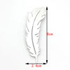 Classics Originality Stainless Steel Feather Brooches Golden Metal Smooth Surface Shine Pins Unisex Clothes Accessories - Image 8