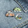 Travel Brooch Field Crossing Hiking Scenery Snow Scene Mountain Peak Alloy Clothing Accessories Backpack Brooch Badge Lapel Pins - Image 5