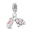 Silver Charms Beads Luminous Whale Shark Heart Dolphin Starry Sky Fish Charm Fit Bracelet Jewelry Gift - Image 9