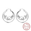 Silver Hoop Earrings Studs Drop Earring for Women Birthday Party Wedding Engagement Jewelry Gifts - Image 19