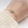 2Pcs Sparkling Lovers Cubic Zirconia Sun and Moon Bracelet for Women Adjustable Couple Bracelets Set Party Wedding Jewelry Gift - Image 3