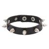 Gothic Punk Hip Hop Rock Spike Rivet Stud PU Leather Wristband Bracelet Bangle - Image 2