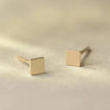 Minimalist Stainless Steel Small Stud Earrings for Women Square Mini Cute Earrings Party Gift Jewelry - Image 3