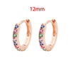 2PCS Stainless Steel Cubic Zirconia Chain Stud Earrings For Women Non-Piercing Ear Clip Ear Cuff Earring Cartilage Jewelry - Image 10
