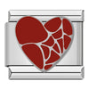 Women Red Glaze Flower Heart Kiss Me Charms Italian Links Fit 9mm Stainless Steel Bracelet Making Jewelry - Image 27