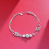 Silver Necklace Bracelet Set for Woman Vintage Lucky Beads Ball Jewelry Set Party Jewelery Gifts - Image 5