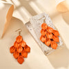 Korean Acrylic Petal Tassel Dangle Earrings For Women Holiday Fairy Wedding Party Jewelry Accessories Gift - Image 9