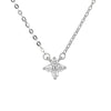 Tiny Flowers Dainty Necklace Gold Silver Color Stainless Steel Zircon Choker Necklace for Women Pendant Jewelry Gifts - Image 6