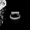 Delicate Crystal Leaf Earcuff Non Piercing Earrings for Women 1pc Silver Color Earbone Earclip Jewelry - Image 2