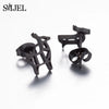 Minimalist Silver Color Deer Horn Earrings Women Christmas Jewelry Cute Elk Antler Ear Studs Unique Tree Branch Earings - Image 15