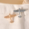 Vintage Golden And Silvery Old Style Fighter Jet Metal Brooches Bomber Shaped Lapel Pins For Sky Dream - Image 5