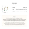 Lily Of The Valley Leaf Water Drop Resin Dangle Earrings Women Partysu Earring Hook Vintage Cheongsam Jewelr K - Image 6