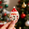 Crystal Christmas Rhinestone Brooches, Santa Reindeer Xmas Lapel Pins, Holiday Clothing Backpack Decor, Festive Jewelry Gifts - Image 4
