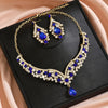 Ladies' Design Necklace Earrings Jewelry Set Suitable for Daily Wear, Wedding Parties, Holiday Gifts - Image 4