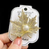 Vintage Enamel Flower Leaf Brooch, Mixed Style Pearl Rhinestone Brooch, Women's Wedding Party Elegant Jewelry Accessories - Image 13