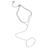 Stainless Steel Zircon Beads Back of Hand Chain Finger Bracelet Chic Sexy Jewelry Gift - Image 43