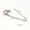 Simple Big Size Brooch Pin Women Hair Clip Brooch Buckles Jeans Fixed Suit Clothing Waist Clip Lady Waist Tighting Pins Jewelry - Image 6