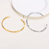 Chic Mobius Cuff Bangle Bracelets Women Men,Gold Color Thin 4MM Stainless Steel Twisted Wristband Gift Jewelry - Image 8