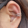 1Pc Hollow Geometry Rainbow CZ Cuff Wrap Clip On Earrings Women Girls Climber Ear Cartilage Bone Clips Fake Earring Non Piercing - Image 27