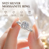 With Gra Ceritificate Jewellry Earrings Necklace Rings Silver Sparkling Diamond D Vvs Gifts - Image 8