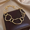 Minimalist Irregular Geometric Gold Color Women's Girls Necklace Link Choker Necklace Charms Party Jewelry Gifts - Image 4