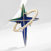 Classic Rhinestone Star Brooch Gold Plated Oil Painting Enamel Lapel Pin Women Men Scarves Dress Badge Accessories Birthday Gift - Image 7