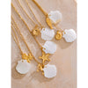 Summer Ocean Style Shell Starfish Conch Pendant Necklace Gold Color Plated Charm Jewelry Gift - Image 4
