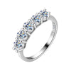 JoyceJelly 4mm Vvs Ring For Women Total Silver Jewelry Pass Diamond Tester Wedding Bands - Image 7
