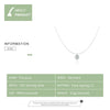 Silver Invisible Chain Necklaces pendants Rhinestone Choker Necklaces Transparent Fishing Line - Image 4