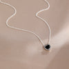 Selling Silver,Pink,Red,Blue Heart-Shaped Necklace,Suitable for European Women's High-Quality Jewelry Gift - Image 7