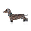 Rhinestones Dogs Brooches for Women Unisex Animals Pins Badges Office Party Backpack Gifts Jewelry Accessories - Image 7