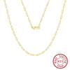 Orsa Jewels Gold Silver 1.8mm Paperclip Neck Chain Link Chain Necklaces for Women Dainty Jewelry - Image 9