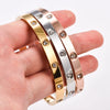 6mm Wide Zircon Openable Bracelet for Women,Stainless Steel Polished Bangle Bracelets,Girl Jewelry Gifts - Image 6