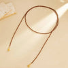 Geometric Acrylic Bead Choker Necklace with Pendant Detail - Image 12