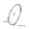 Stainless Steel Bracelet Unisex Charm Wealth Unfading Couple Romantic Bangles Party Birthday Jewelry Lover Gift - Image 7