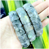 Stone Lapis Lazuli Tiger Eye Agate Morgan Faced Square Elastic Bracelet for Men and Women Charm Jewelry - Image 20