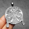 Viking Tree Raven Men Necklaces Stainless Steel Pendant Chain Women Punk Jewelry Accessories Gifts - Image 4