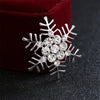 Rhinestone Snowflake Brooches Women Winter Clothing Garment Jewelry Pin Christmas Gift - Image 6