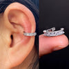 1Pc Geometry Crystal CZ Leaf Clip Earring For Women Without Piercing Punk Vintage Star Ear Cuff Wrap Adjustable Jewelry - Image 39