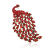 Rhinestones Peacock Brooches for Women Unisex Glass Phoenix Pins Event Party Backpack Decoration Clothes Accessories - Image 11