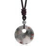Bohemian Style Stone Hole Bead Round Penda Necklace Tiger Eye Rose Quartz Amethyst Necklacent Jewelry Men and Women - Image 14