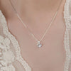 Small Swan Pendant Necklace in Gold Tone Silver Tone and Rose Gold Tone - Image 1