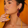 European and AmericanFashion Full Diamond Alloy Gold-Plated Earrings For Women Multicolor Rhinestone 0ptional Earrings - Image 3