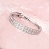 Titanium 16G Double Layered Zircon Nose Clicker Segment Clicker Ring Helix Cartilage Nose Ring Piercing Body Jewelry - Image 2