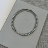 elegant 8-shaped buckle double pearl necklaces unique detachable suitable for wearing linen gray chains jewelry - Image 7