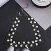 Pearl Beaded Choker Necklace with a Short Chain - Image 7